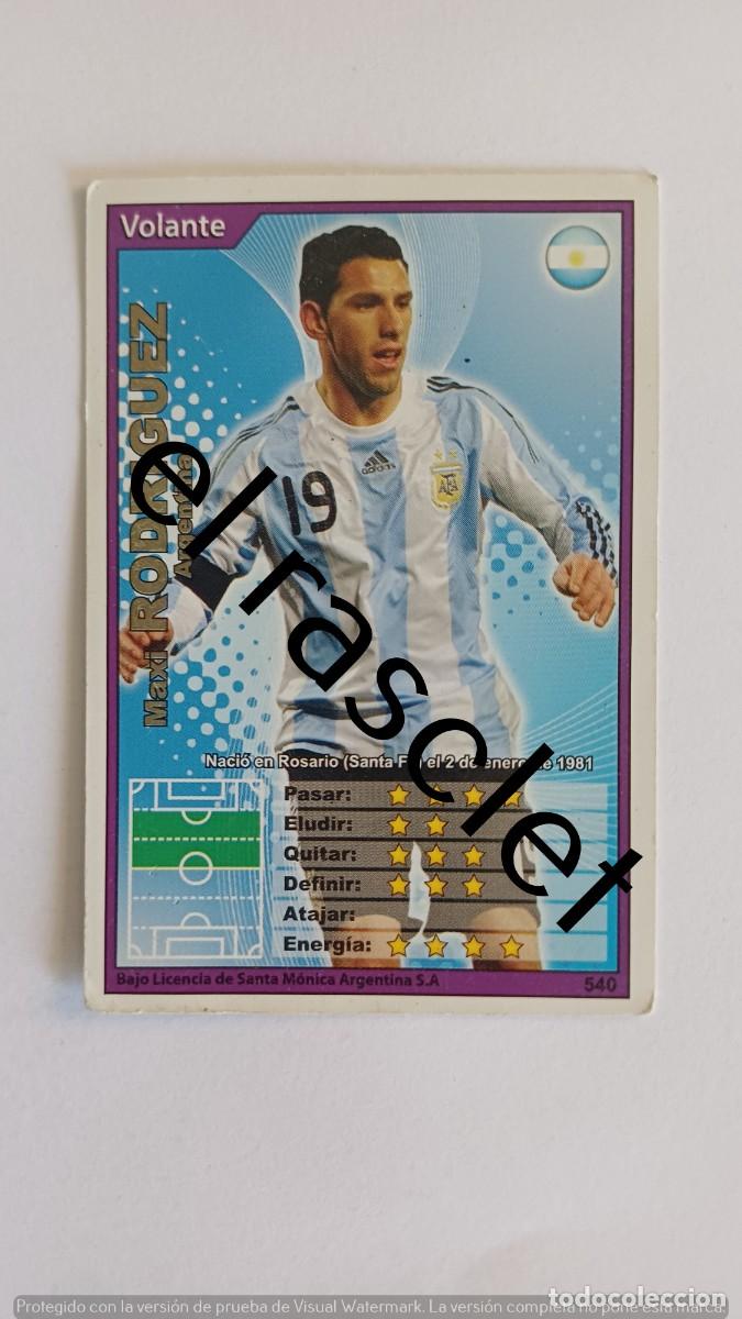 Figurine di Calcio: CARTA FUTBOL CHAMP - MAXI RODRIGUEZ - ARGENTINA