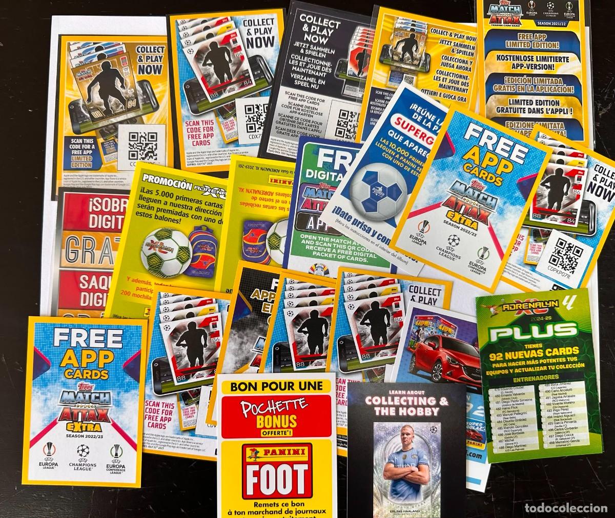 Cromos de Futebol: Lote 21 Cards Bonos de Promocion