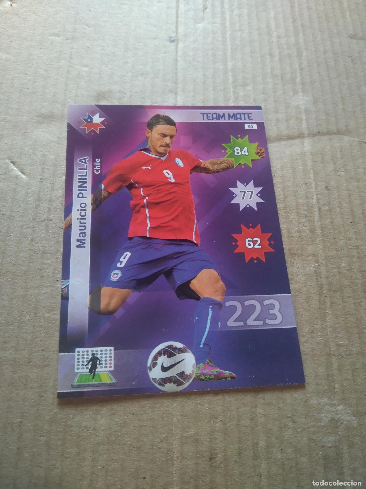 Cromos de Futebol: 60 MAURICIO PINILLA CHILE CROMO FUTBOL PANINI COPA AMERICA 2015 ADRENALYN