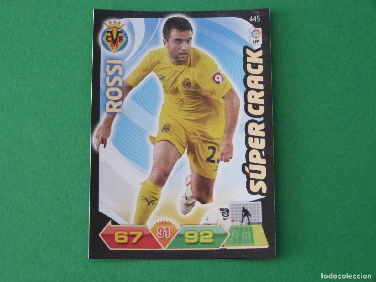 Football Stickers: TRADING CARD FUTBOL ROSSI VILLARREAL C.F. N&ordm; 445 LIGA ADRENALYN XL 2011-2012/11-12 PANINI