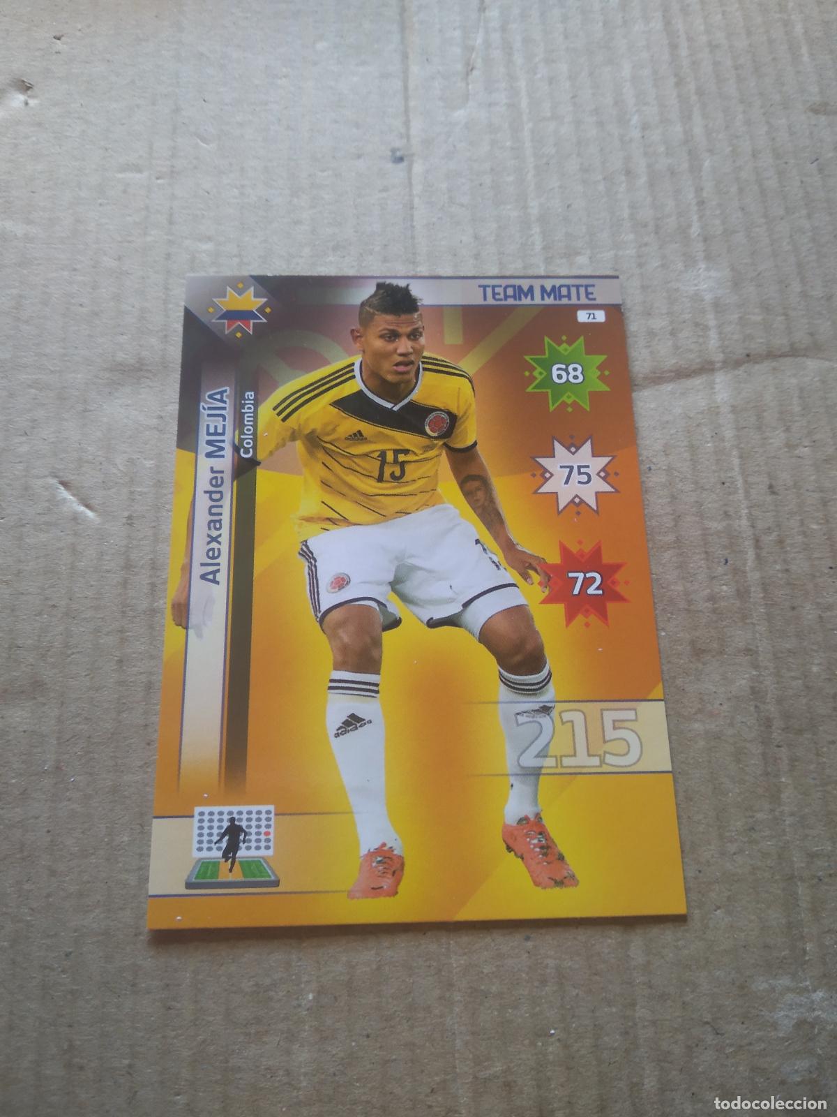 Cromos de F&uacute;tbol: 71 ALEXANDER MEJIA COLOMBIA CROMO FUTBOL PANINI COPA AMERICA 2015 ADRENALYN