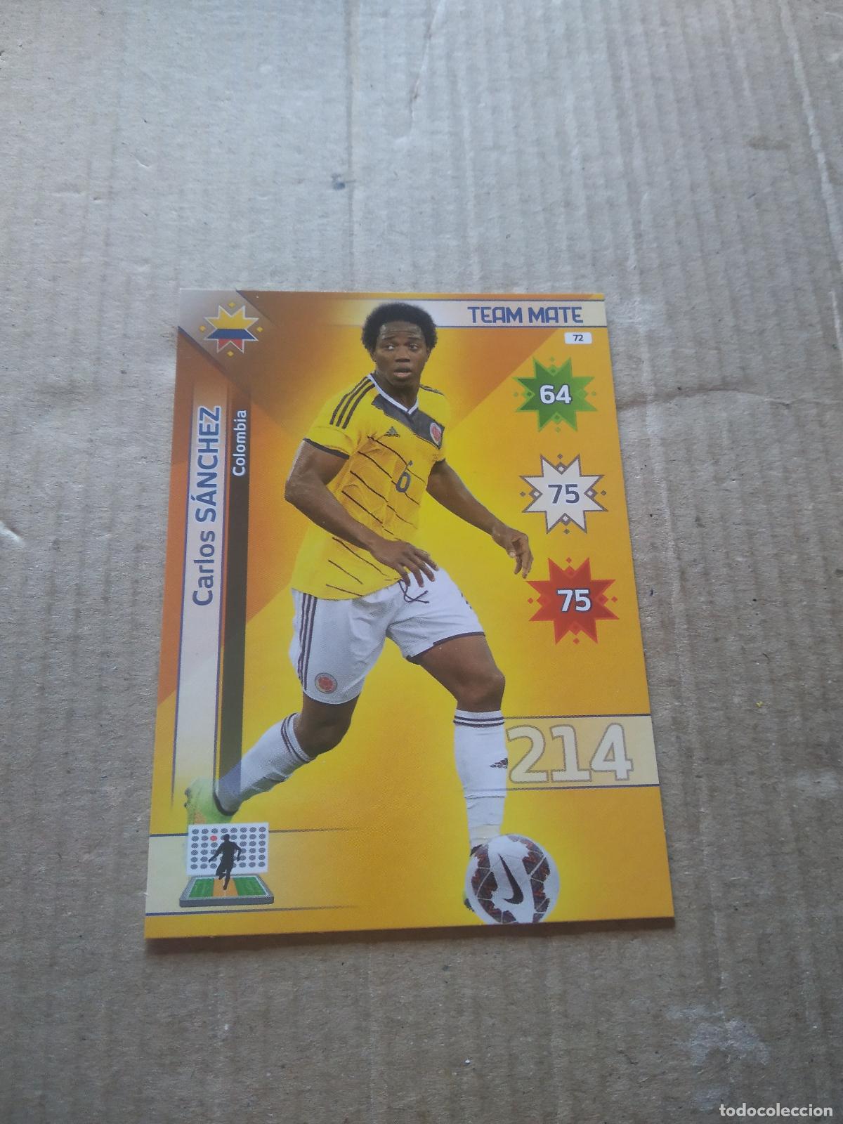 Cromos de F&uacute;tbol: 72 CARLOS SANCHEZ COLOMBIA CROMO FUTBOL PANINI COPA AMERICA 2015 ADRENALYN