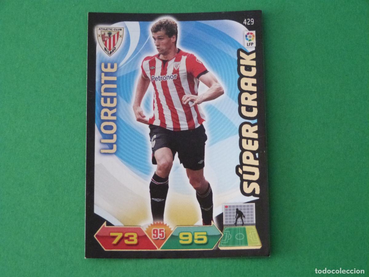 Cromos de F&uacute;tbol: TRADING CARD FUTBOL LLORENTE ATH. BILBAO N&ordm; 429 LIGA ADRENALYN XL 2011-2012/11-12 PANINI