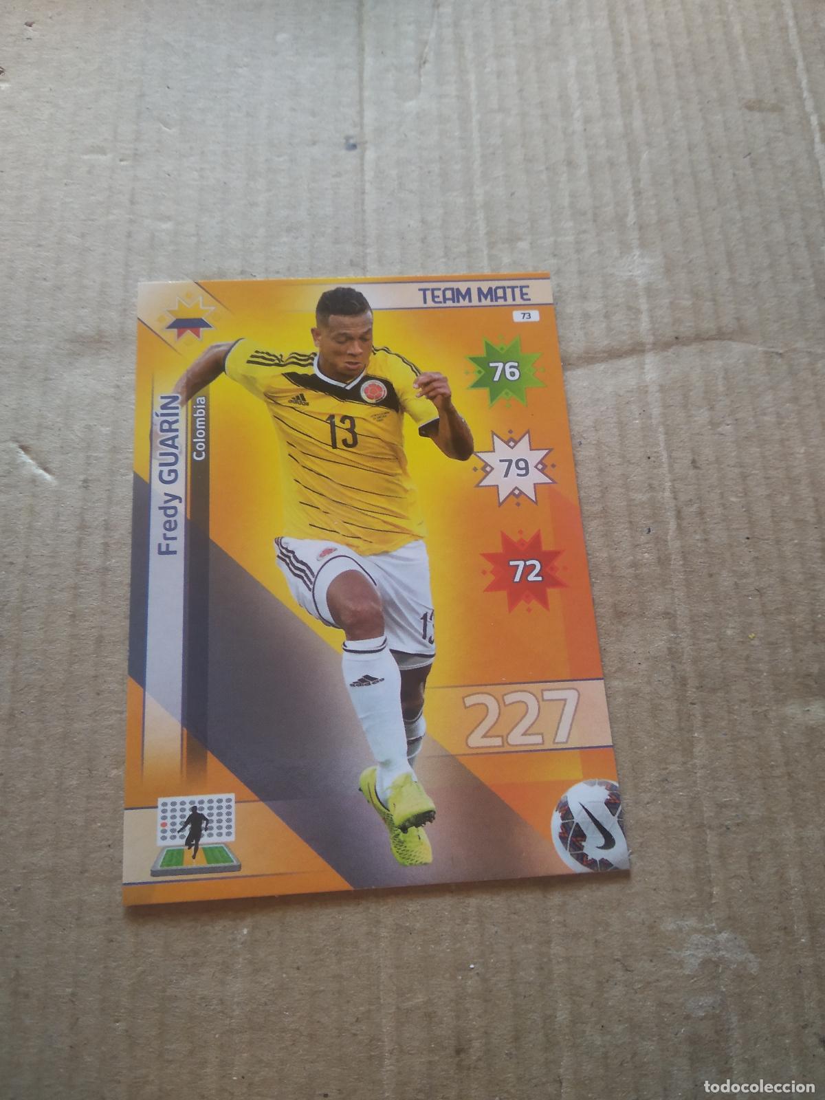 Cromos de F&uacute;tbol: 73 FREDY GUARIN COLOMBIA CROMO FUTBOL PANINI COPA AMERICA 2015 ADRENALYN