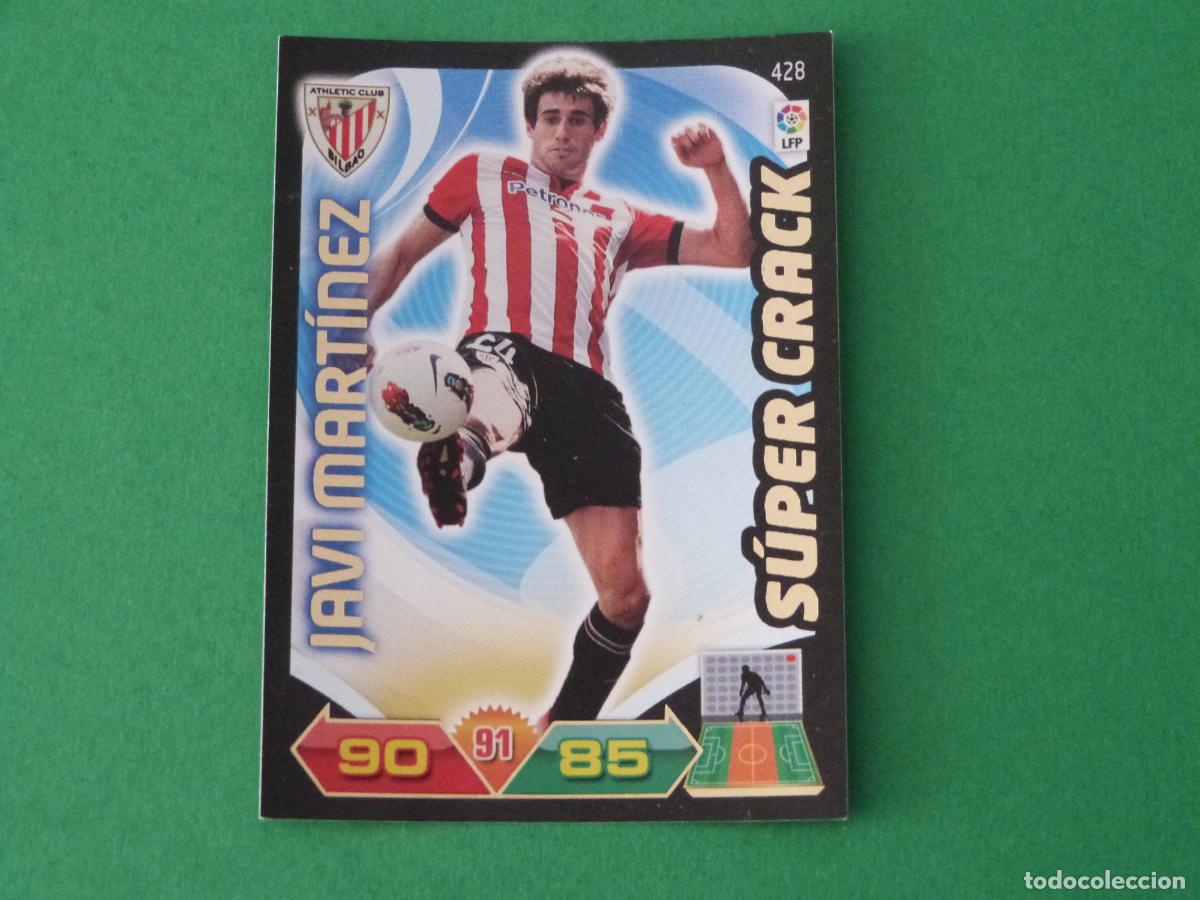Cromos de F&uacute;tbol: TRADING CARD FUTBOL JAVI MARTINEZ ATH. BILBAO N&ordm; 428 LIGA ADRENALYN XL 2011-2012/11-12 PANINI