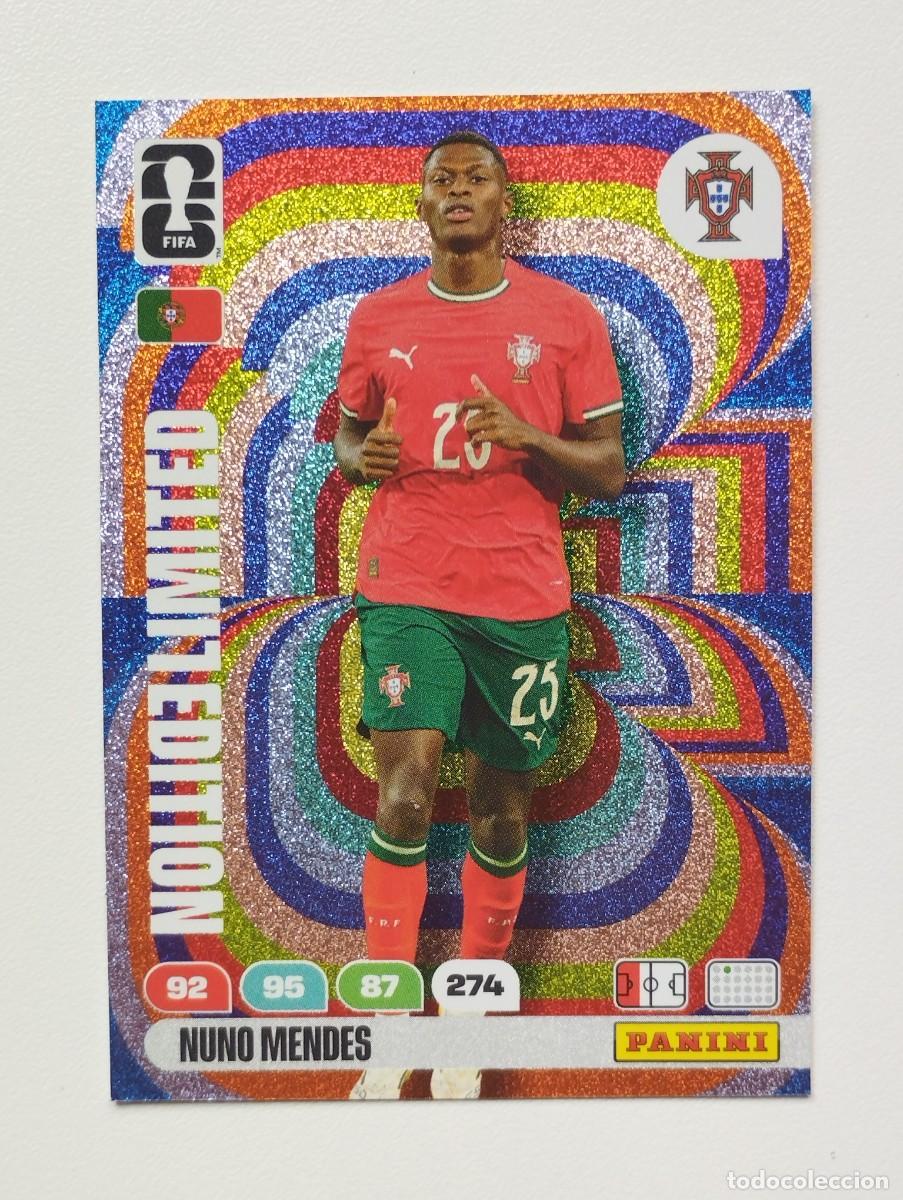 Cromos de f&uacute;tbol: CROMO CARD ADRENALYN MUNDIAL WORLD CUP 2026 LIMITED EDITION NUNO MENDEZ PORTUGAL