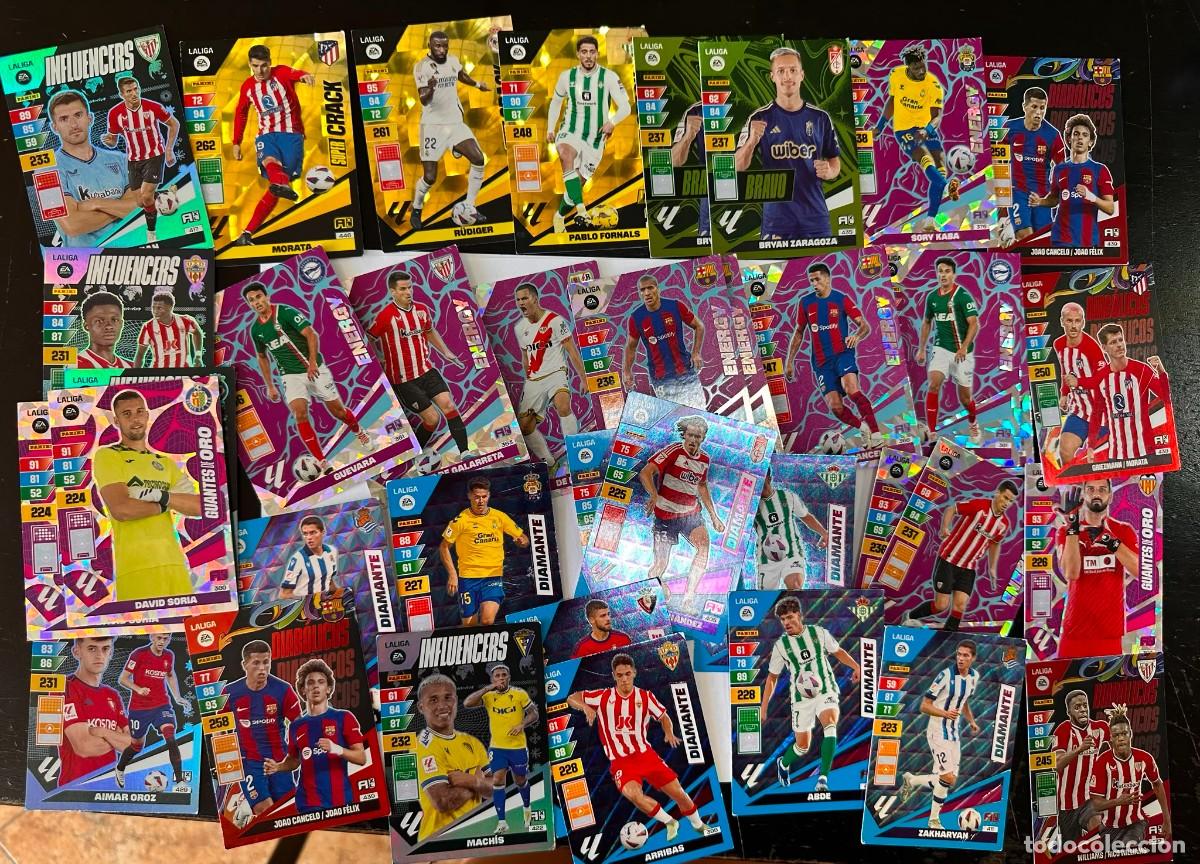 Cromos de Futebol: Lote 37 Cards Panini Adrenalyn 2023 24 Con Caja