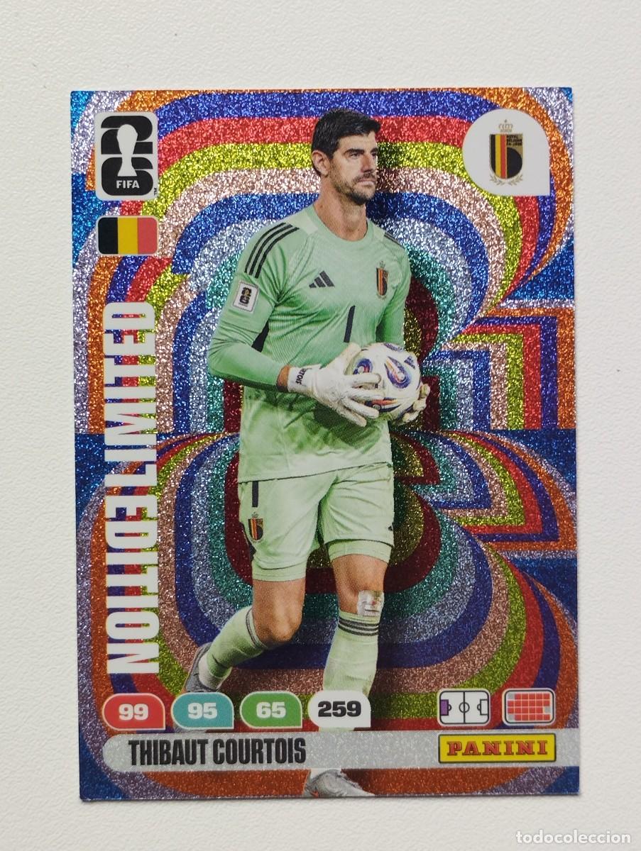 Cromos de f&uacute;tbol: CROMO CARD ADRENALYN MUNDIAL WORLD CUP 2026 LIMITED EDITION THIBAUT COURTOIS BELGICA