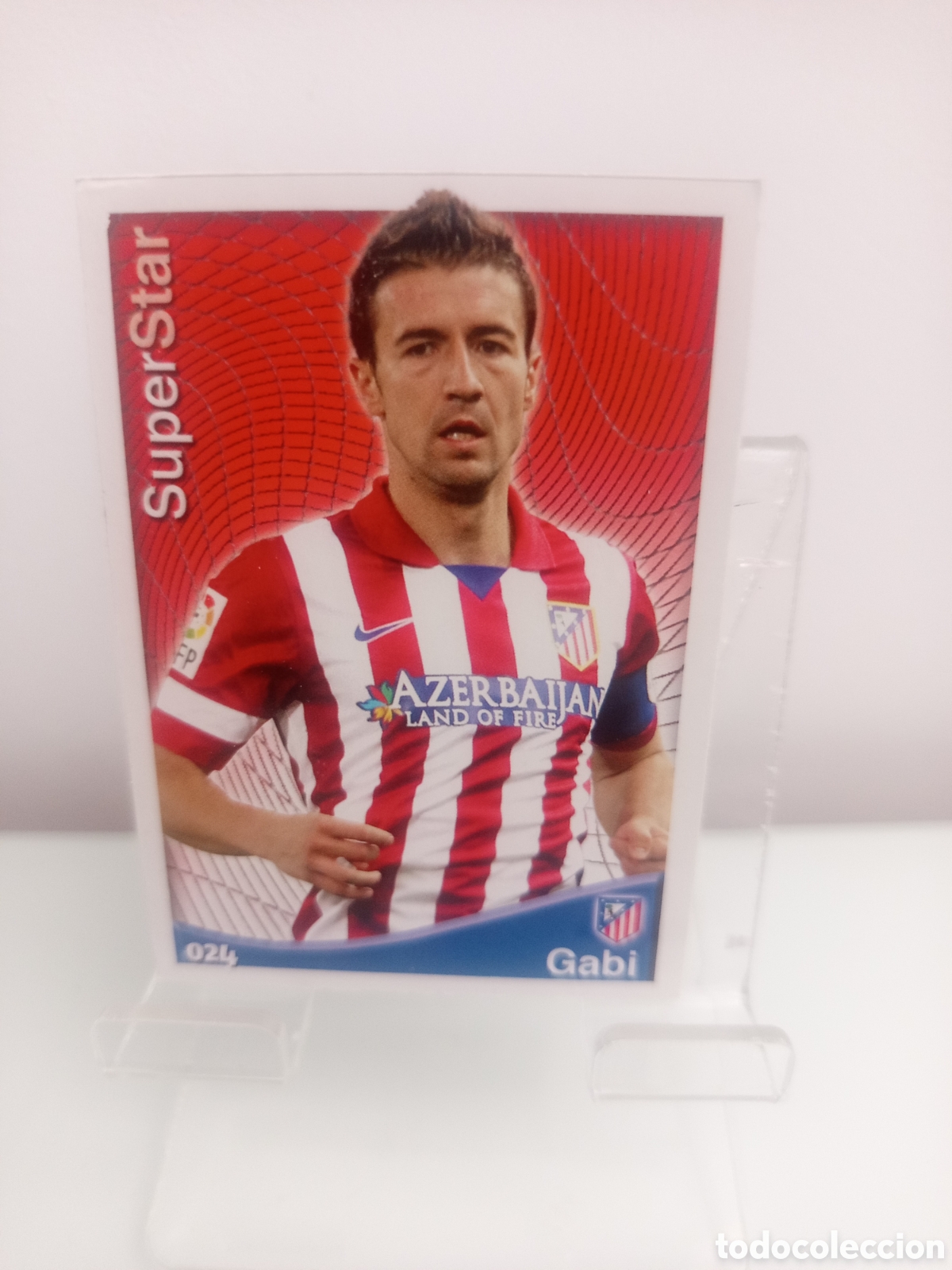 Cromos de F&uacute;tbol: ❇️ CROMO ⚽ GABI ATL&Eacute;TICO DE MADRID 24 024 SUPERSTAR FICHAS LIGA 2015 14 15 2014 2015 MUNDICROMO ❇️