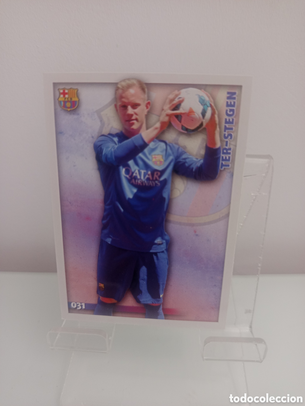 Cromos de Futebol: ❇️ CROMO ⚽ TER STEGEN BARCELONA 31 031 FICHAS LIGA 2015 14 15 2014 2015 MUNDICROMO ❇️