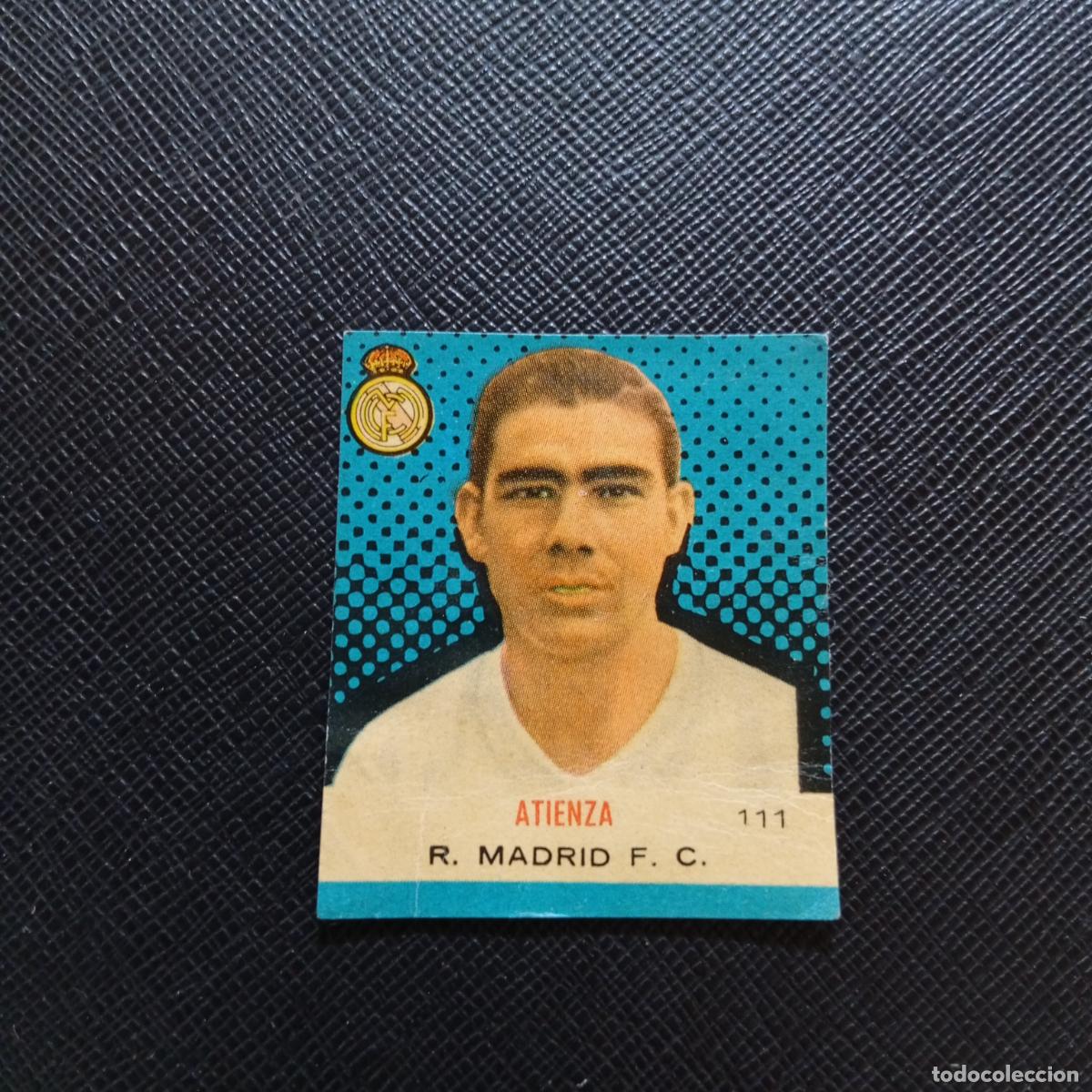 Cromos de F&uacute;tbol: 111 ATIENZA REAL MADRID BRUGUERA CAMPEONES 1957 1958 CROMO FUTBOL 57 58 - DESPEGADO - A44 PG145
