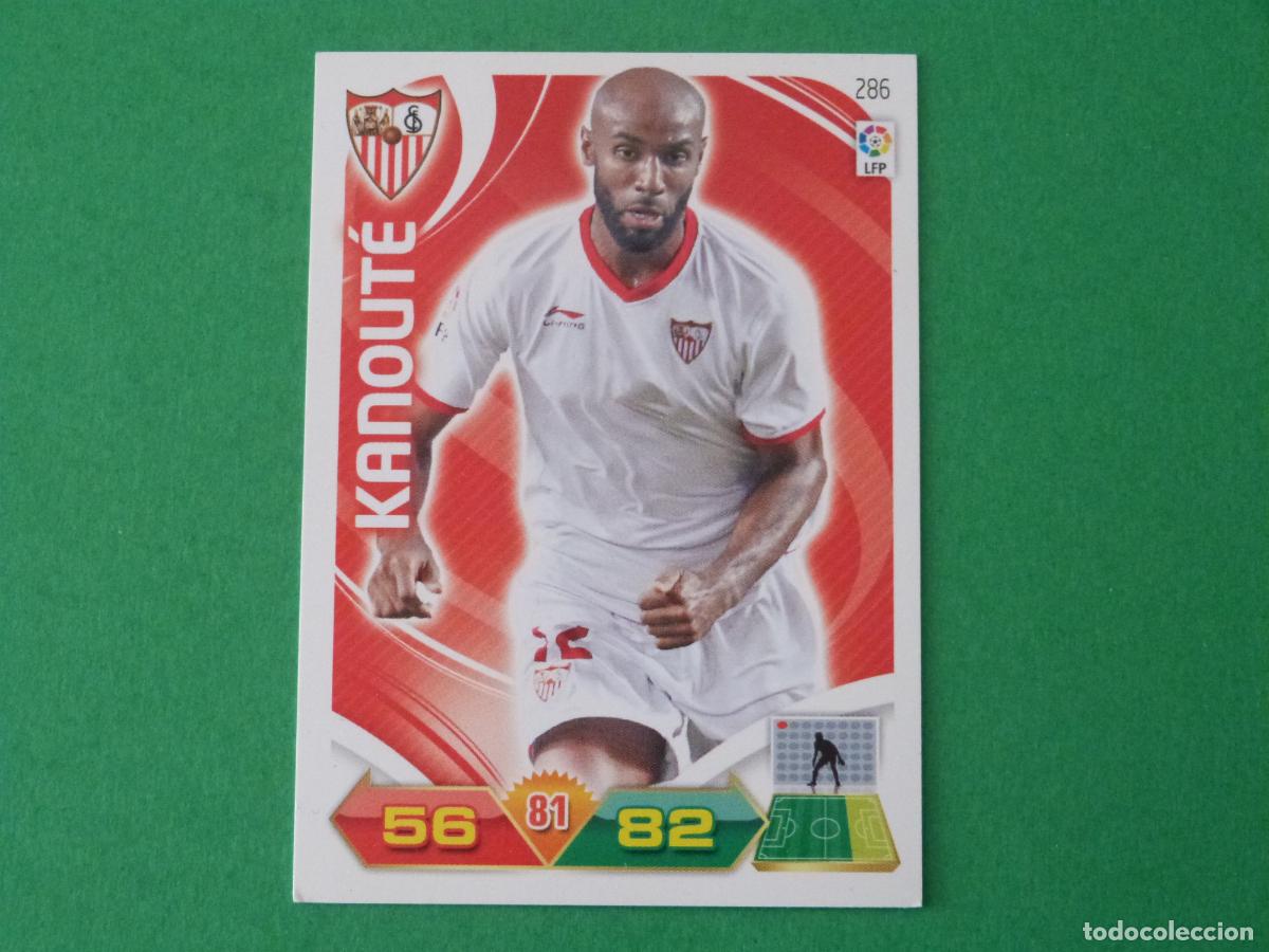 Cromos de F&uacute;tbol: TRADING CARD FUTBOL KANOUTE SEVILLA F.C. N&ordm; 286 LIGA ADRENALYN XL 2011-2012/11-12 PANINI