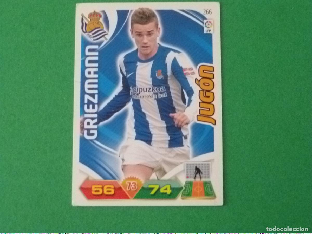 Cartes &agrave; collectionner de Football: TRADING CARD FUTBOL GRIEZMANN REAL SOCIEDAD N&ordm; 266 LIGA ADRENALYN XL 2011-2012/11-12 PANINI