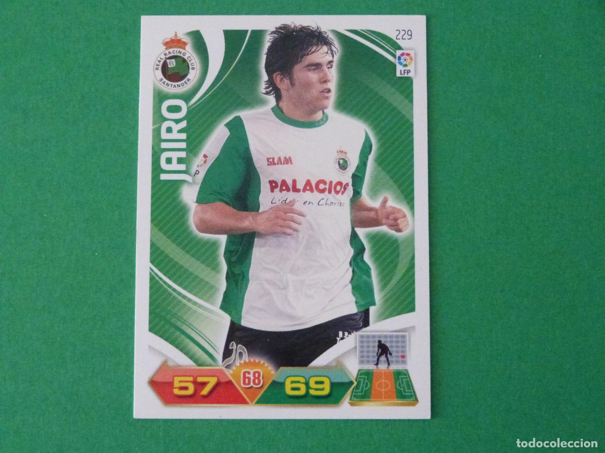Cartes &agrave; collectionner de Football: TRADING CARD FUTBOL JAIRO RACING DE SANTANDER N&ordm; 229 LIGA ADRENALYN XL 2011-2012/11-12 PANINI