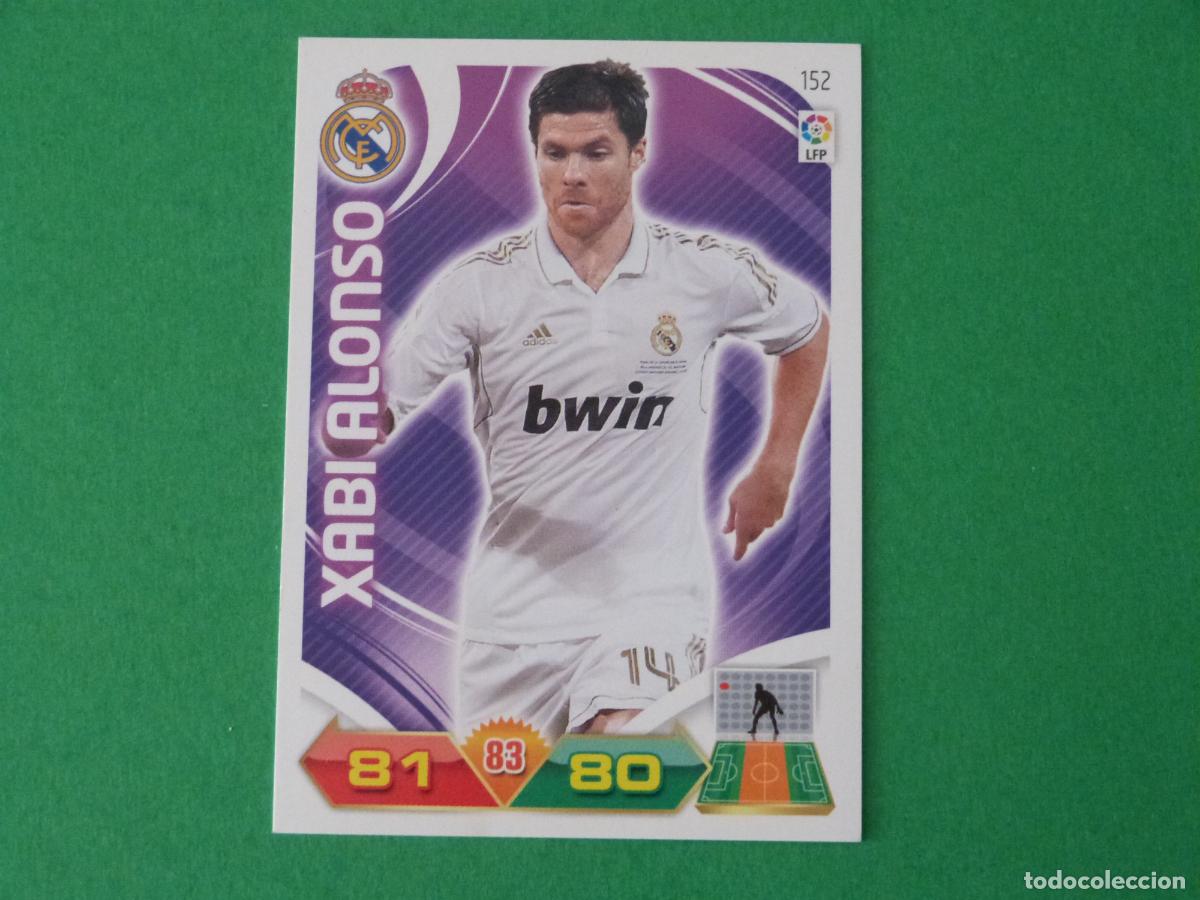 Cromos de F&uacute;tbol: TRADING CARD FUTBOL XABI ALONSO REAL MADRID C.F. N&ordm; 152 LIGA ADRENALYN XL 2011-2012/11-12 PANINI