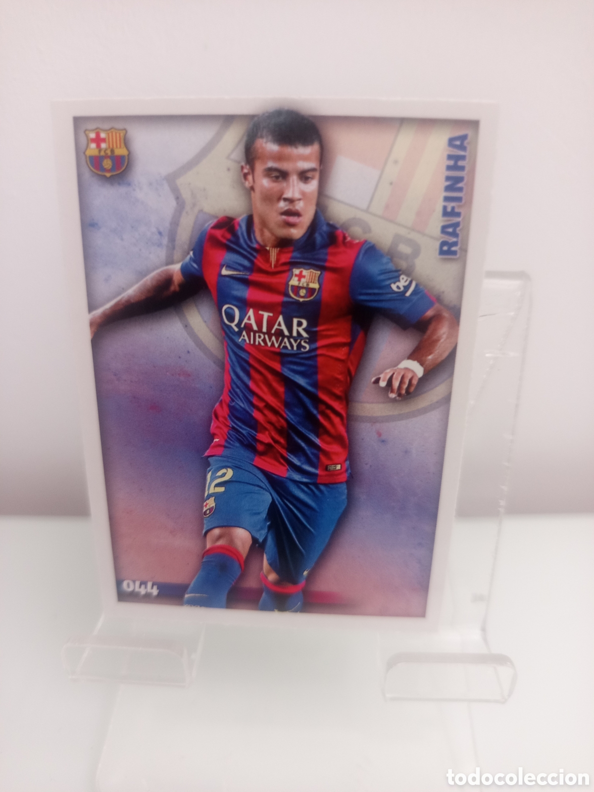 Cromos de F&uacute;tbol: ❇️ CROMO ⚽ RAFINHA BARCELONA 44 044 FICHAS LIGA 2015 14 15 2014 2015 MUNDICROMO ❇️