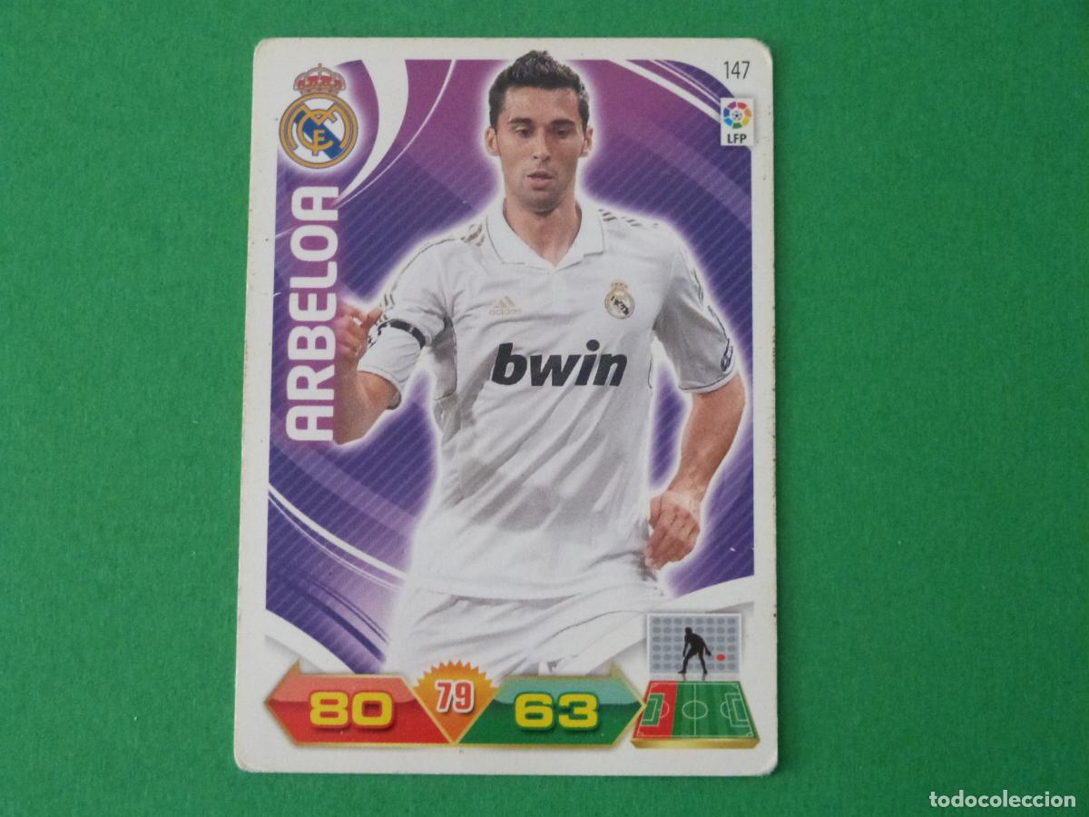 Cromos de F&uacute;tbol: TRADING CARD FUTBOL ARBELOA REAL MADRID C.F. N&ordm; 147 LIGA ADRENALYN XL 2011-2012/11-12 PANINI