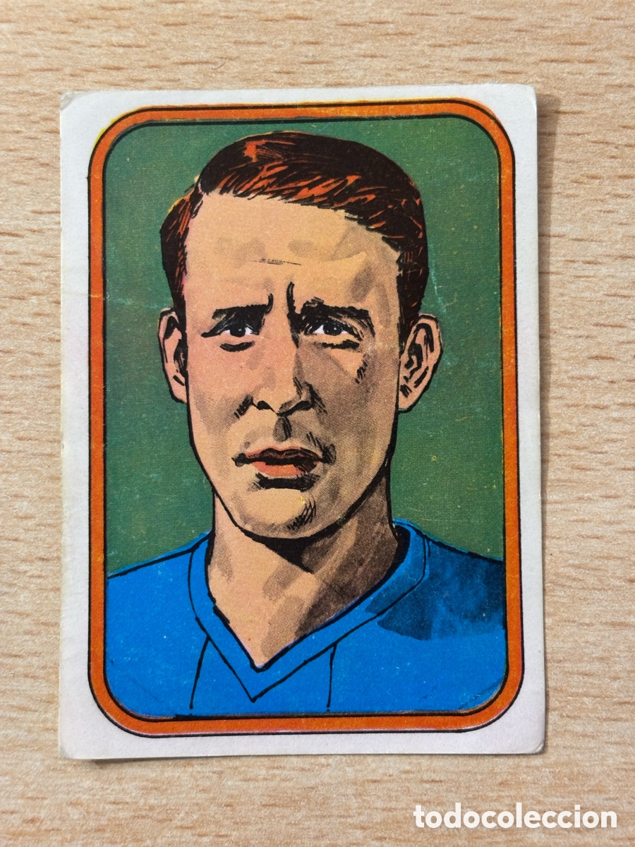 Football Stickers: # 146 Raymond Kopa Francia Real Madrid Historia y T&eacute;cnica del F&uacute;tbol Ruiromer 1977 sin pegar