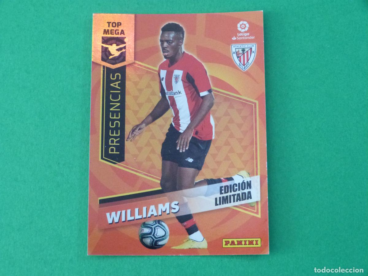 Cromos de F&uacute;tbol: TRADING CARD FUTBOL WILLIAMS ATH. BILBAO EDICION LIMITADA LIGA MEGACRACKS 2020-2021/20-21 PANINI