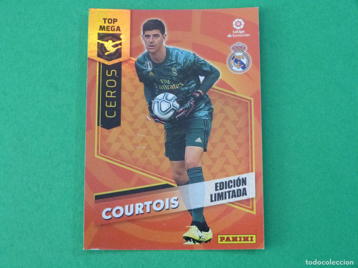 Cromos de F&uacute;tbol: TRADING CARD FUTBOL COURTOIS REAL MADRID C.F EDICION LIMITADA LIGA MEGACRACKS 2020-2021/20-21 PANINI