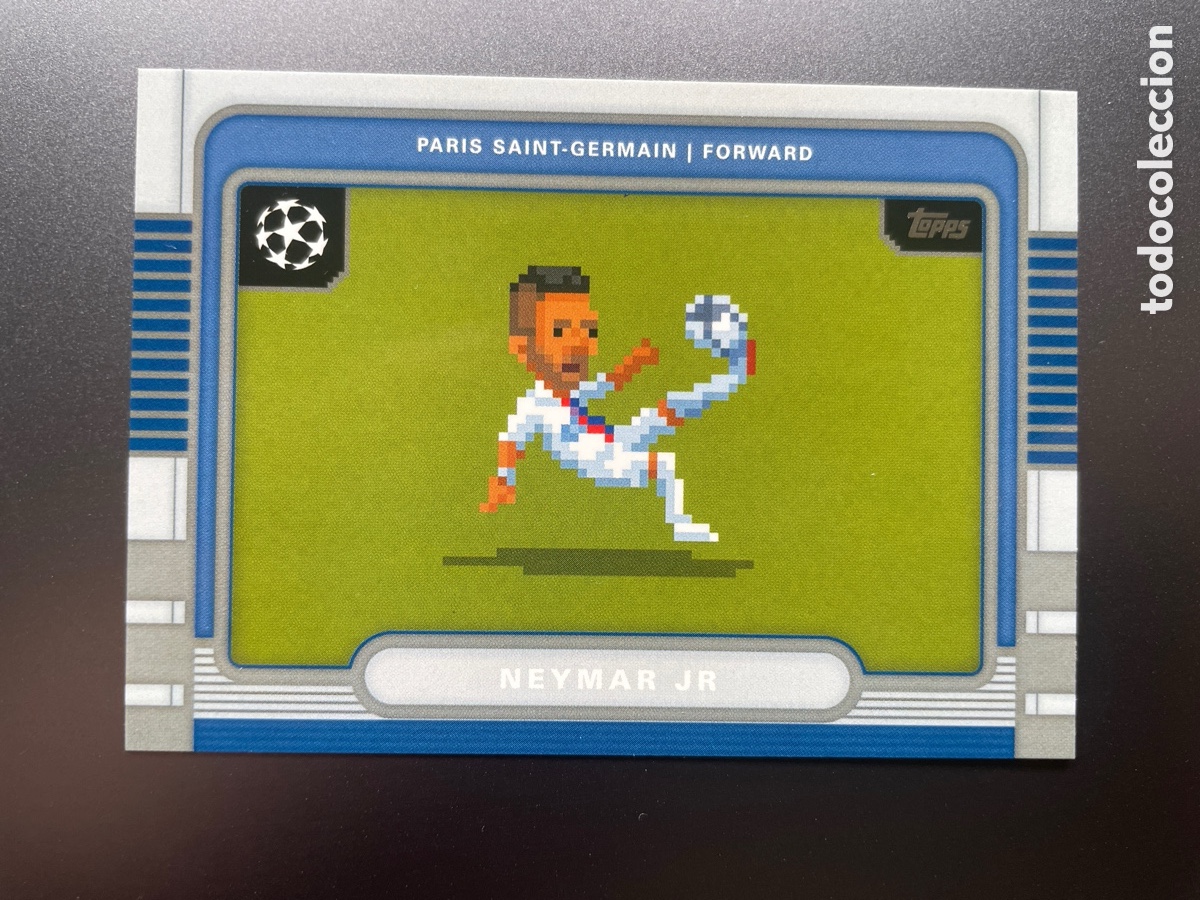 Cromos de F&uacute;tbol: Neymar Jr 8B-6 8 BIT Topps UCL Flagship 2025-26 PSG