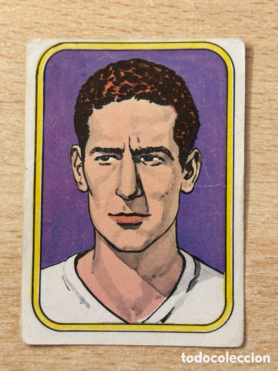 Football Stickers: # 143 Paco Gento Real Madrid Historia y T&eacute;cnica del f&uacute;tbol Ruiromer 1977 sin pegar