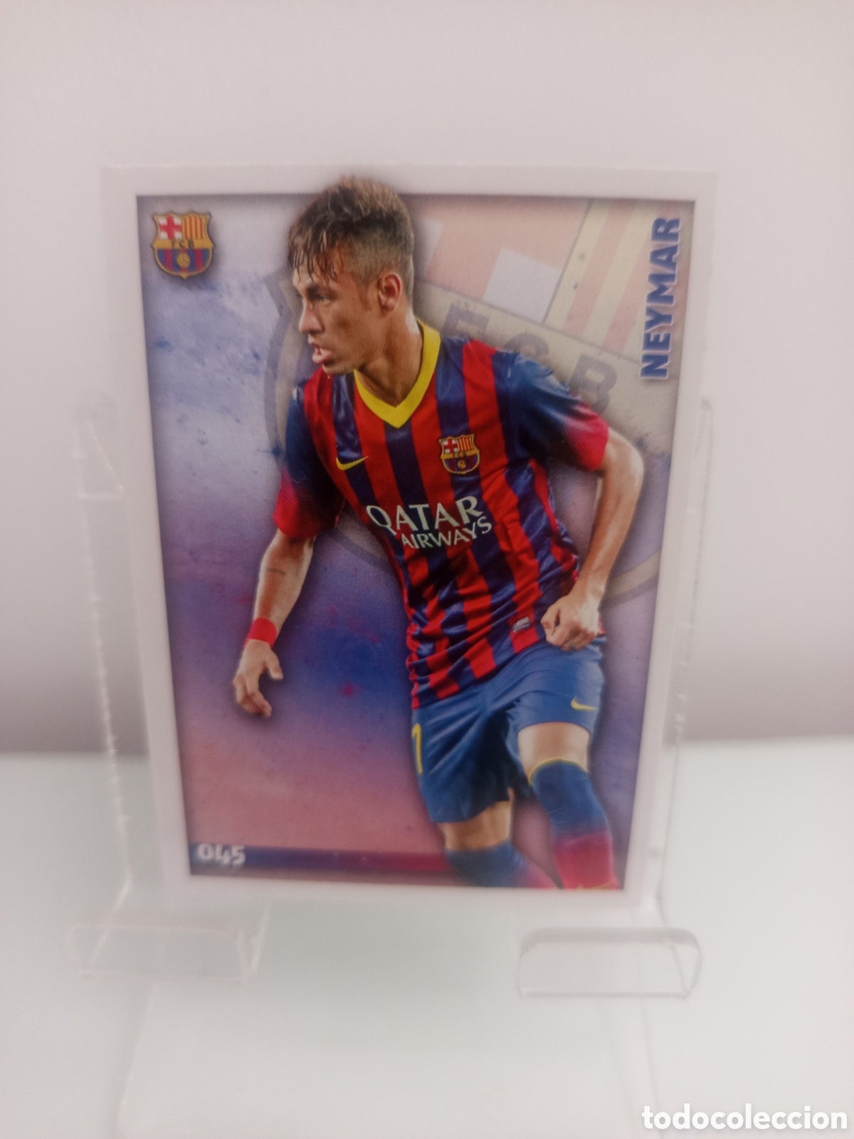 Cromos de F&uacute;tbol: ❇️ CROMO ⚽ NEYMAR BARCELONA 45 045 FICHAS LIGA 2015 14 15 2014 2015 MUNDICROMO ❇️