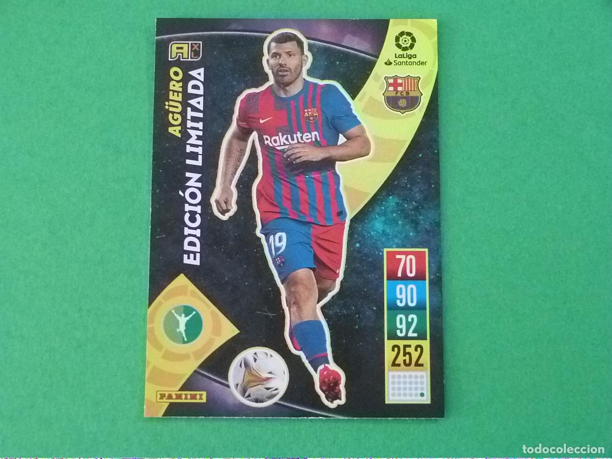 Cromos de F&uacute;tbol: TRADING CARD FUTBOL AG&Uuml;ERO F.C. BARCELONA EDICION LIMITADA LIGA ADRENALYN XL 2021-2022/21-22 PANINI