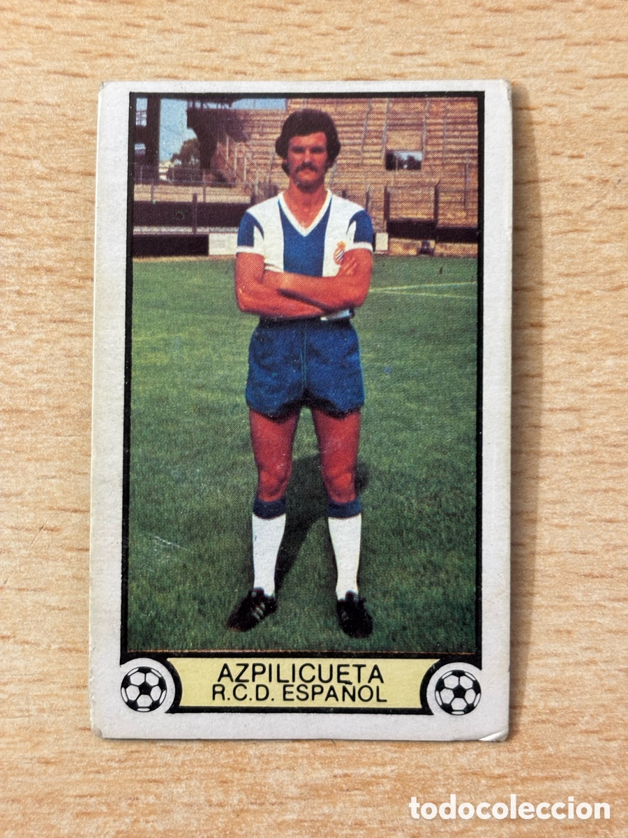 Cromos de F&uacute;tbol: Azpilicueta RCD Espa&ntilde;ol Ed. Este 79 80 sin pegar
