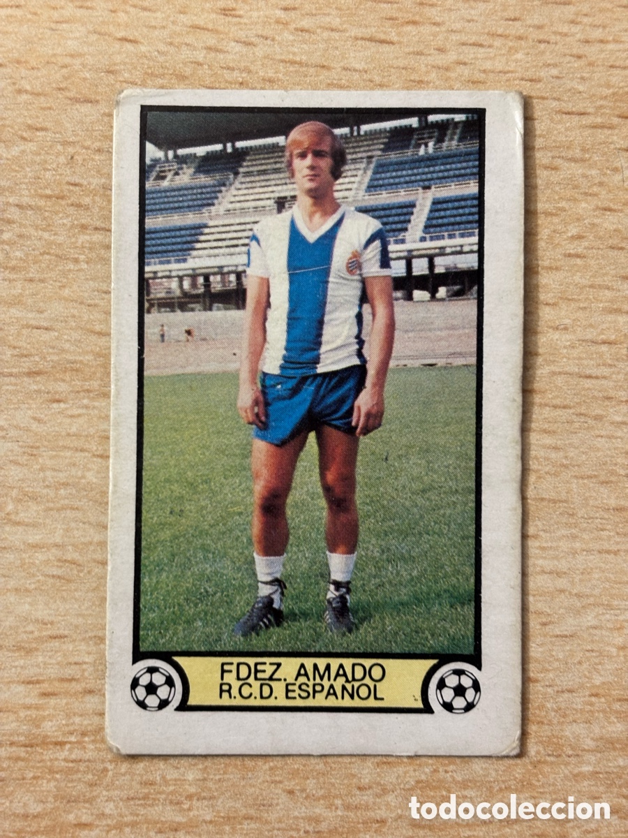 Cromos de F&uacute;tbol: Fern&aacute;ndez Amado RCD Espa&ntilde;ol Ed. Este 79 80 sin pegar