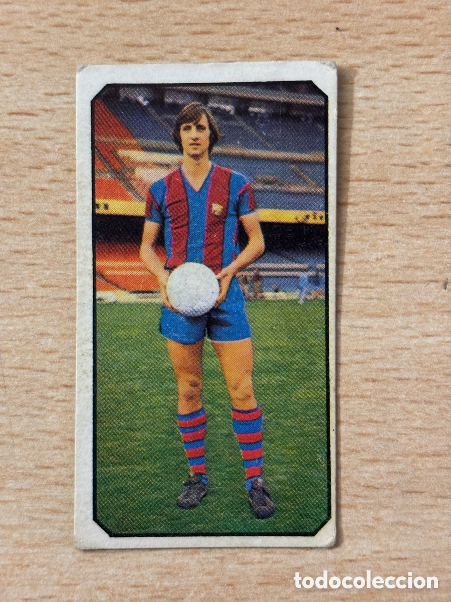 Cromos de F&uacute;tbol: Cruyff FC Barcelona Ed. Este 77 78 recuperado en ventanilla, buen estado Nico
