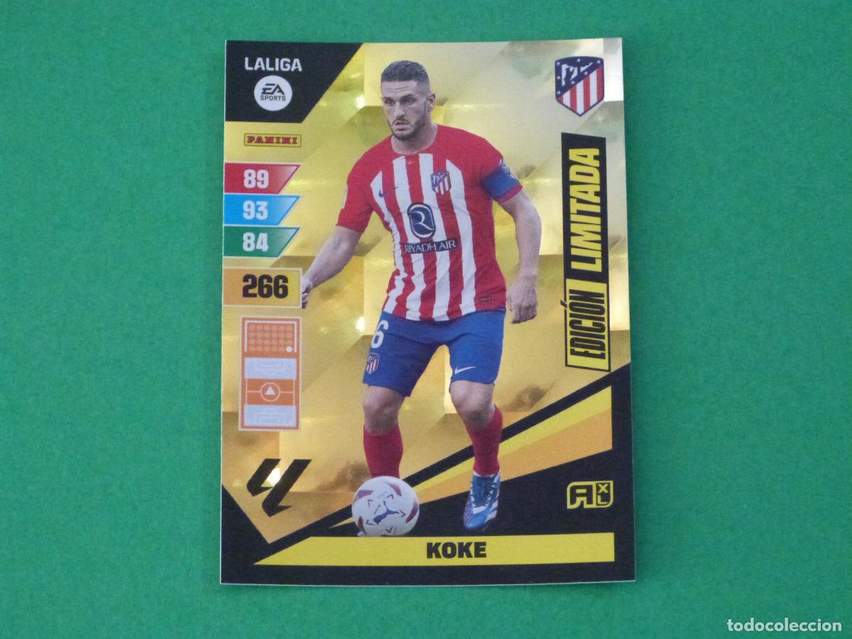 Cromos de F&uacute;tbol: TRADING CARD FUTBOL KOKE ATLETICO DE MADRID ED. LIMITADA LIGA ADRENALYN XL 2023-2024/23-24 PANINI
