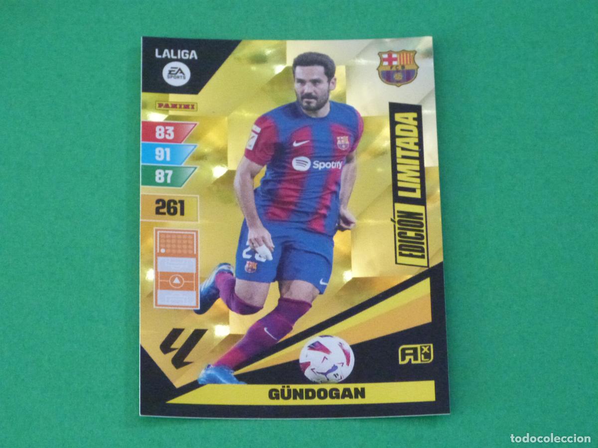Cromos de F&uacute;tbol: TRADING CARD FUTBOL G&Uuml;NDOGAN F.C. BARCELONA ED. LIMITADA LIGA ADRENALYN XL 2023-2024/23-24 PANINI