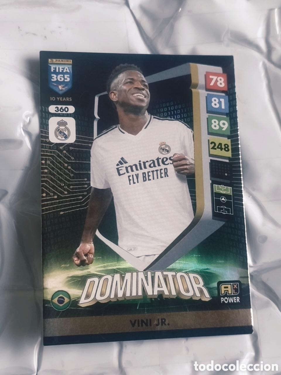 Figurine di Calcio: Carta Vini Jr. DOMINATOR - Panini FIFA 365 Adrenalyn XL Real Madrid Special