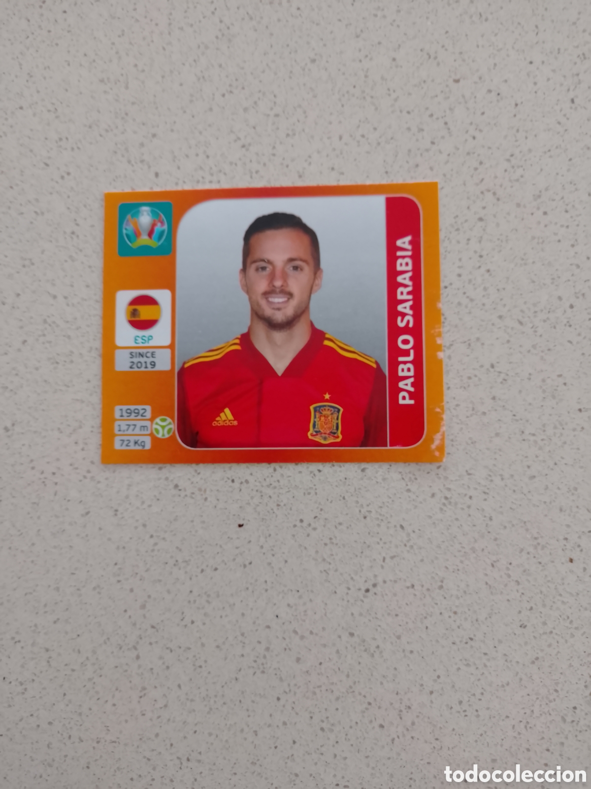 Cromos de Futebol: CROMO ACTUALIZACI&Oacute;N N&Uacute;MERO A9 SARABIA ESPA&Ntilde;A EUROCOPA 2020. PANINI.