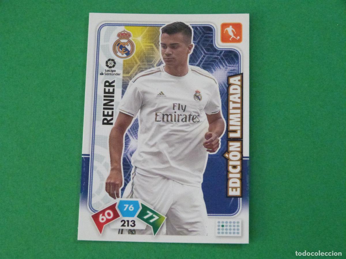 Cromos de Futebol: TRADING CARD FUTBOL REINIER REAL MADRID C.F. EDICION LIMITADA LIGA ADRENALYN XL 2019-2020/19-20