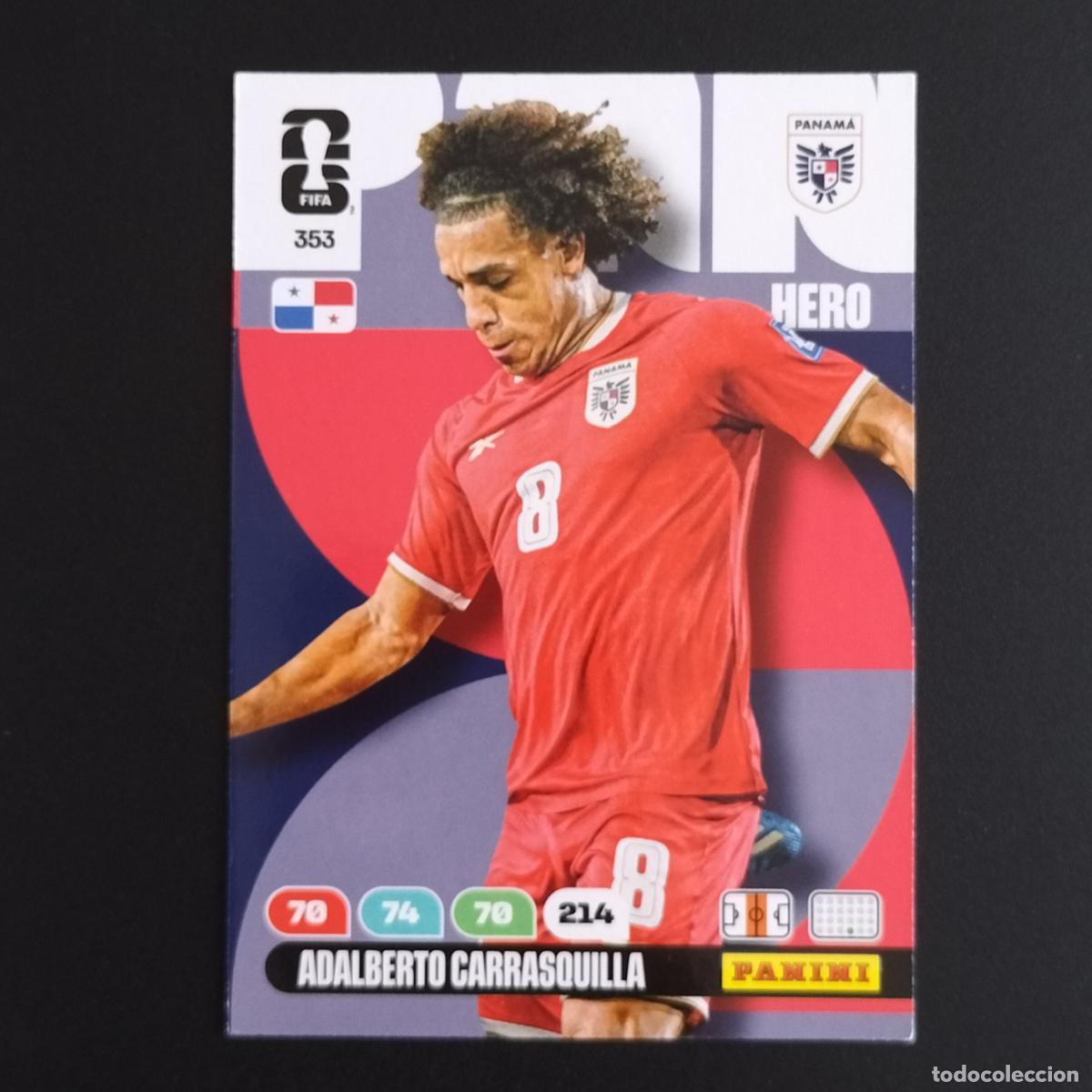 Cromos de Futebol: 353 ADALBERTO CARRASQUILLA PANAMA CROMOS ADRENALYN XL MUNDIAL 26 2026 FIFA WORLD CUP PANINI