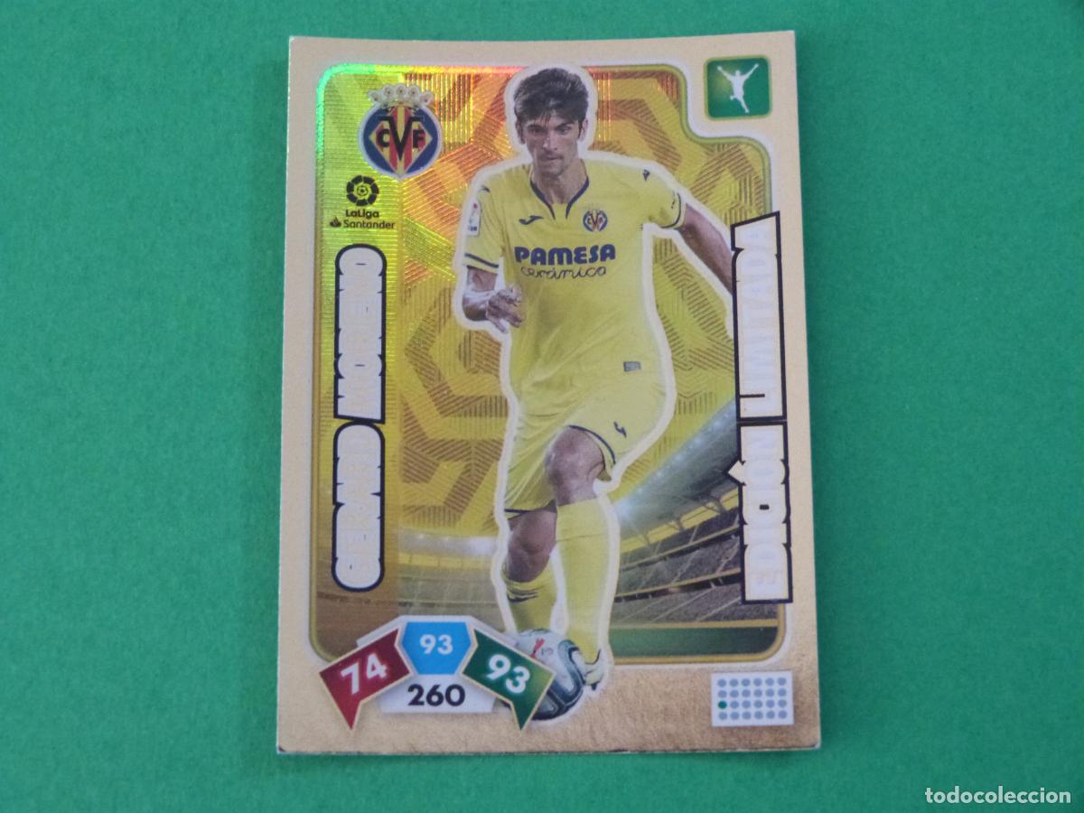 Fu&szlig;ball-Sticker: TRADING CARD FUTBOL GERARD MORENO VILLARREAL C.F. EDICION LIMITADA LIGA ADRENALYN XL 2019-2020/19-20