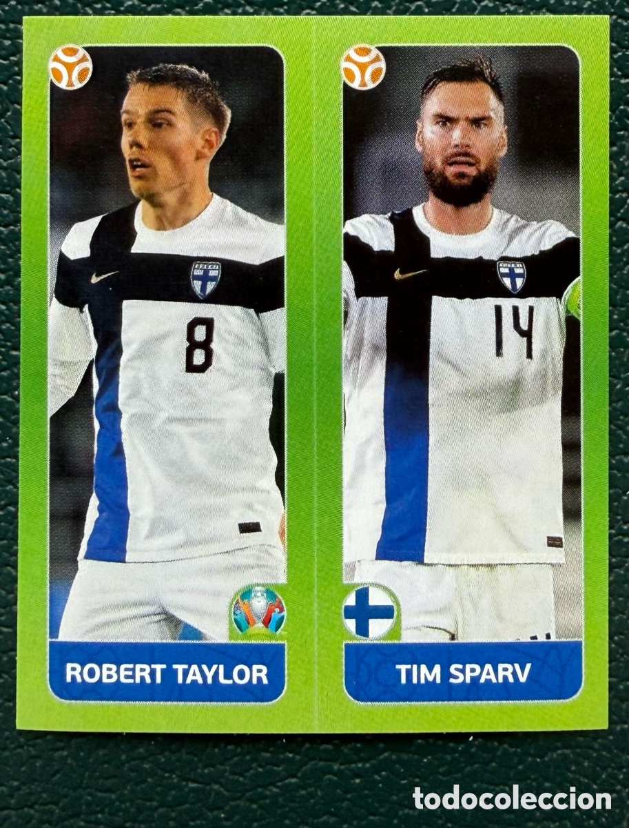 Cromos de f&uacute;tbol: 202 ROBERT TAYLOR / TIM SPARV FINLANDIA CROMO ALBUM UEFA EURO 2020 TOURNAMENT EDITION PANINI