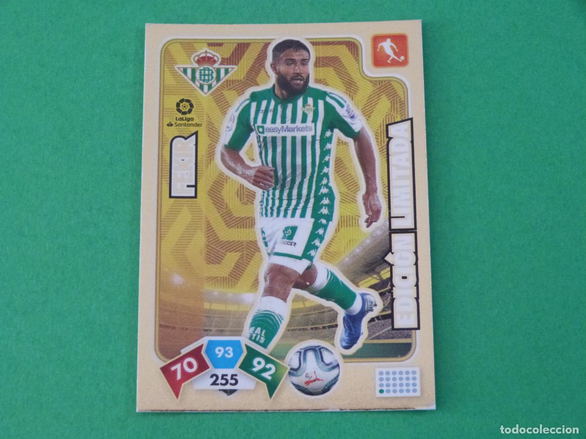 Cromos de F&uacute;tbol: TRADING CARD FUTBOL FEKIR REAL BETIS BALOMPIE EDICION LIMITADA LIGA ADRENALYN XL 2019-2020/19-20