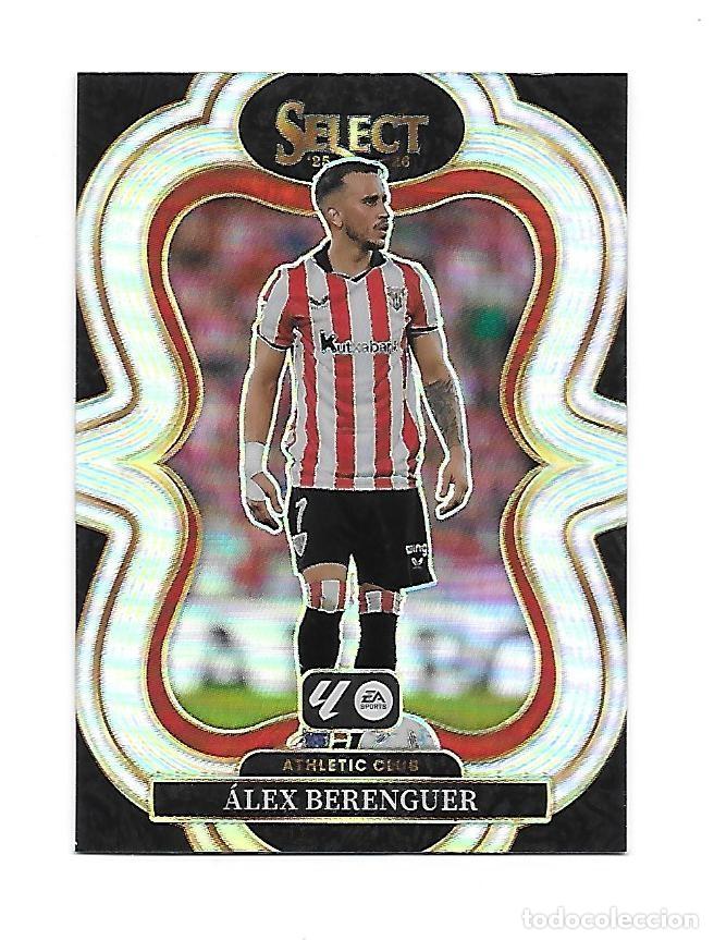Cromos de F&uacute;tbol: # 135 ALEX BERENGUER (ATHLETIC CLUB BILBAO) MEZZANINE SILVER PRIZM, PANINI SELECT LA LIGA 2025 2026