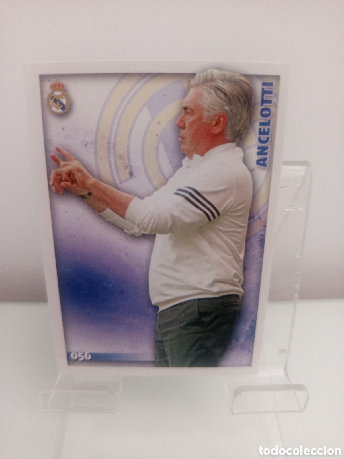 Fu&szlig;ball-Sticker: ❇️ CROMO ⚽ ANCELOTTI REAL MADRID 56 056 FICHAS LIGA 2015 14 15 2014 2015 MUNDICROMO ❇️