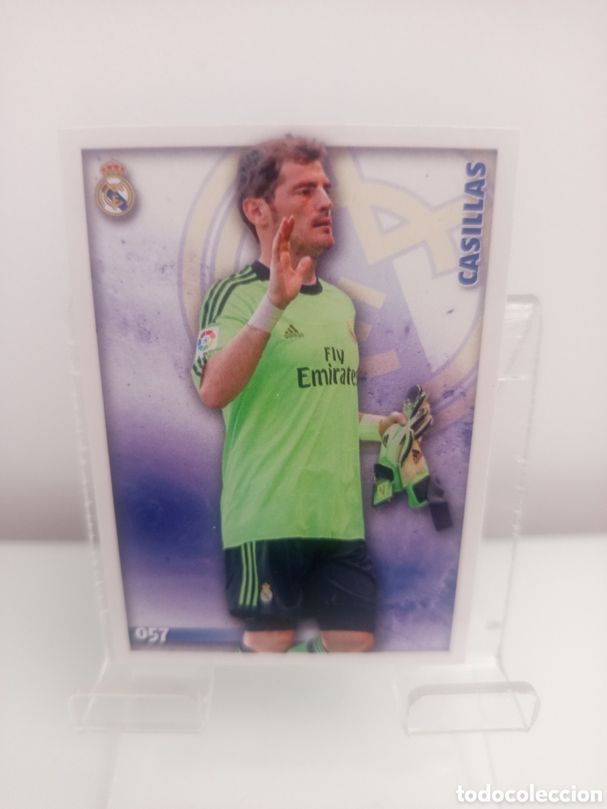 Fu&szlig;ball-Sticker: ❇️ CROMO ⚽ CASILLAS REAL MADRID 57 057 FICHAS LIGA 2015 14 15 2014 2015 MUNDICROMO ❇️