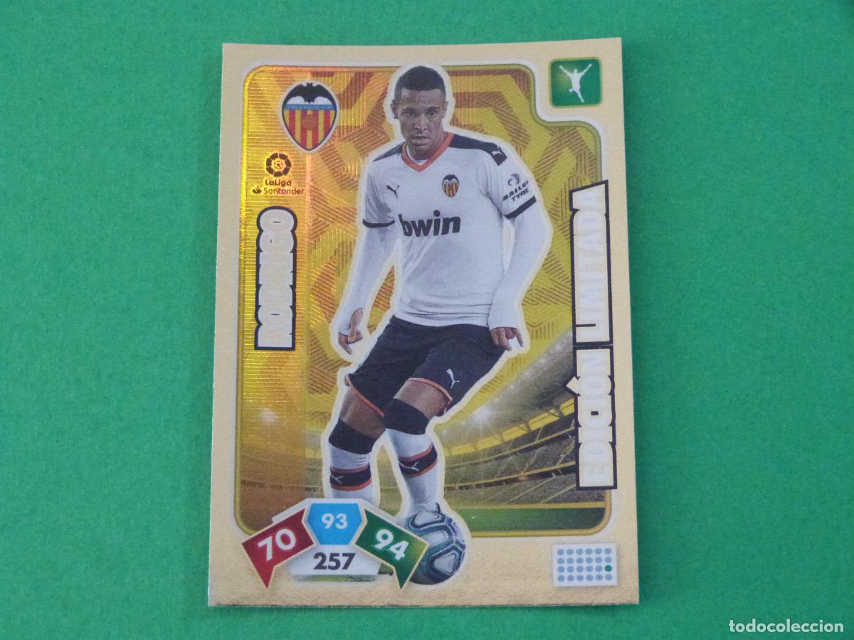 Cromos de F&uacute;tbol: TRADING CARD FUTBOL RODRIGO VALENCIA C.F. EDICION LIMITADA LIGA ADRENALYN XL 2019-2020/19-20