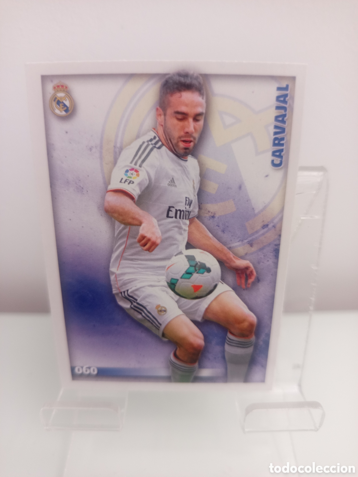 Fu&szlig;ball-Sticker: ❇️ CROMO ⚽ CARVAJAL REAL MADRID 60 060 FICHAS LIGA 2015 14 15 2014 2015 MUNDICROMO ❇️