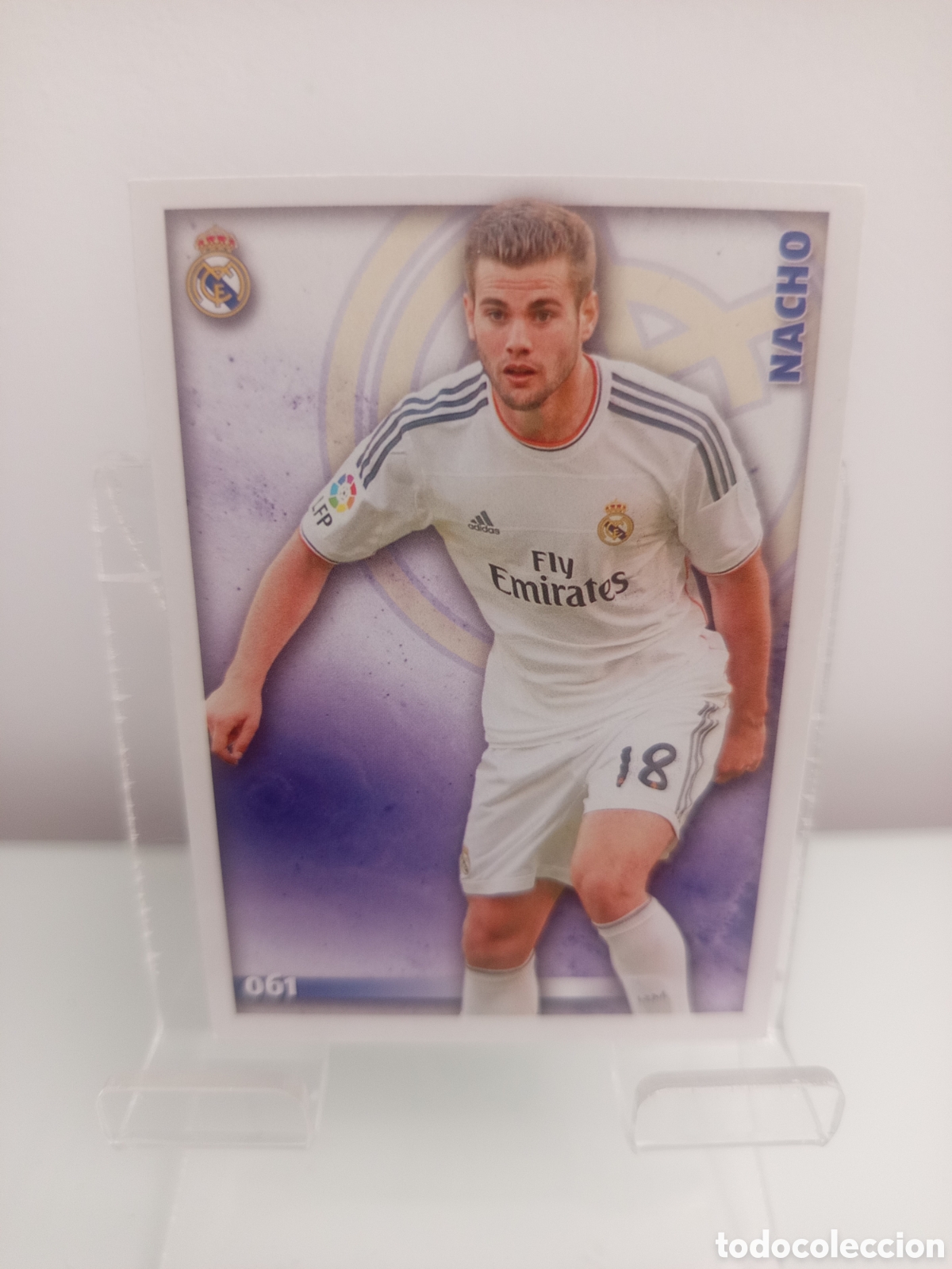 Fu&szlig;ball-Sticker: ❇️ CROMO ⚽ NACHO REAL MADRID 61 061 FICHAS LIGA 2015 14 15 2014 2015 MUNDICROMO ❇️