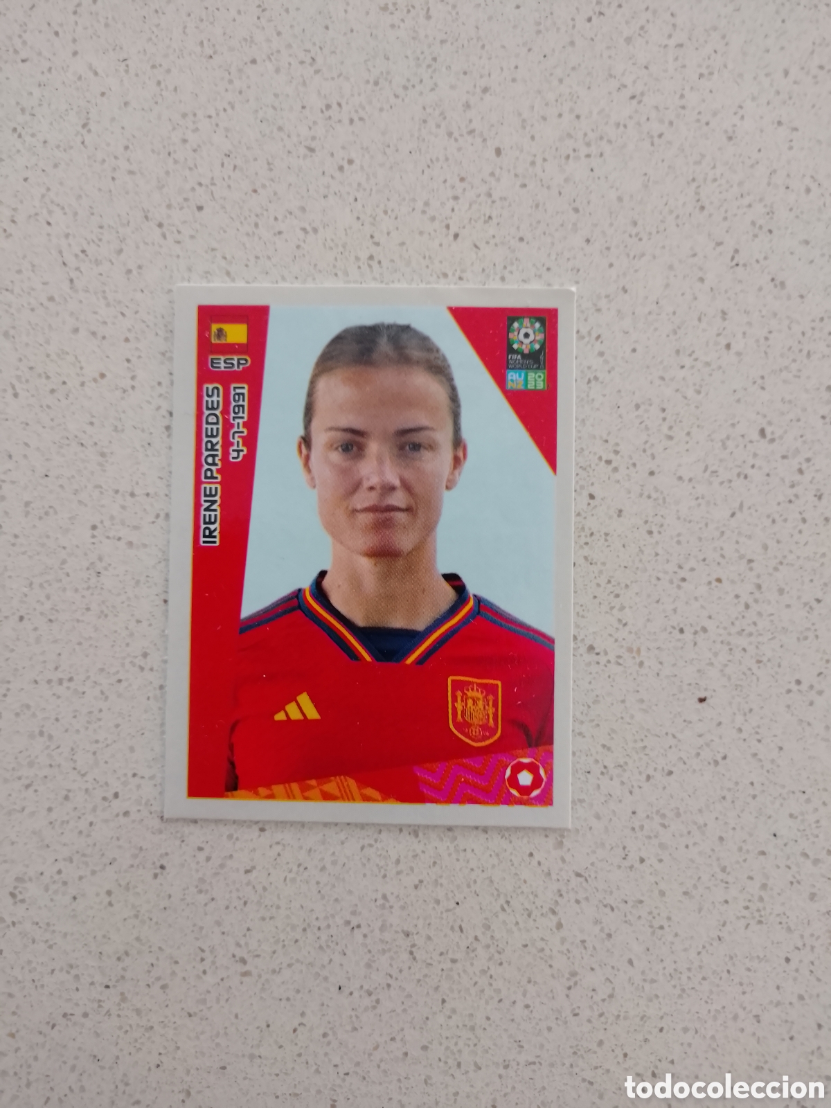 Cromos de F&uacute;tbol: CROMO ACTUALIZACI&Oacute;N J3 IRENE PAREDES ESPA&Ntilde;A MUNDIAL FEMENINO 2023. PANINI.