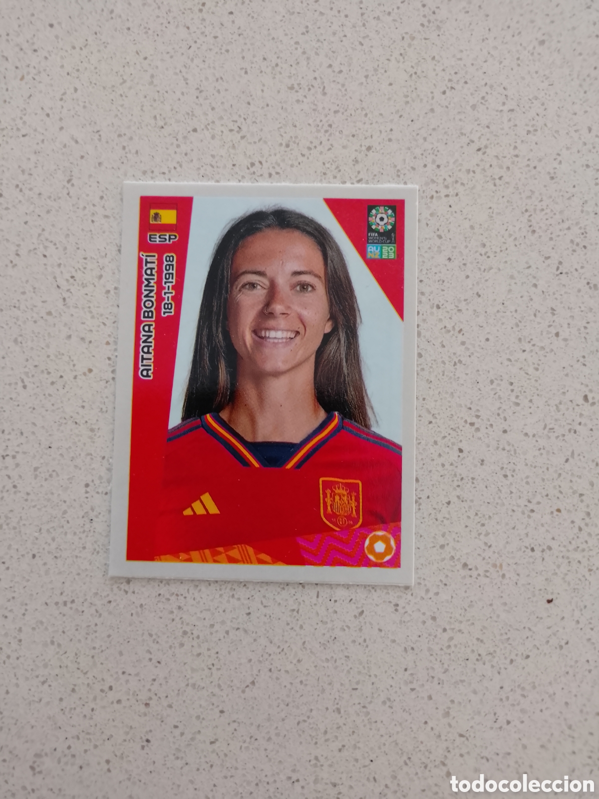 Cromos de F&uacute;tbol: CROMO ACTUALIZACI&Oacute;N J6 AITANA BONMAT&Iacute; ESPA&Ntilde;A MUNDIAL FEMENINO 2023. PANINI.