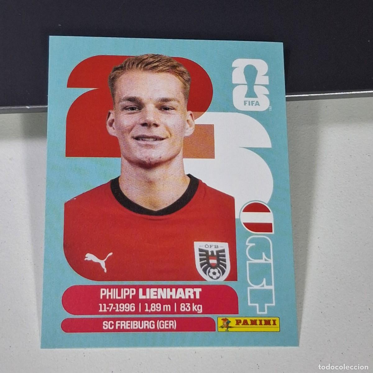 Cromos de F&uacute;tbol: B19 AUT6 PHILIPP LIENHART 6 AUSTRIA AUT MUNDIAL FIFA WORLD CUP 2026 STICKER PANINI