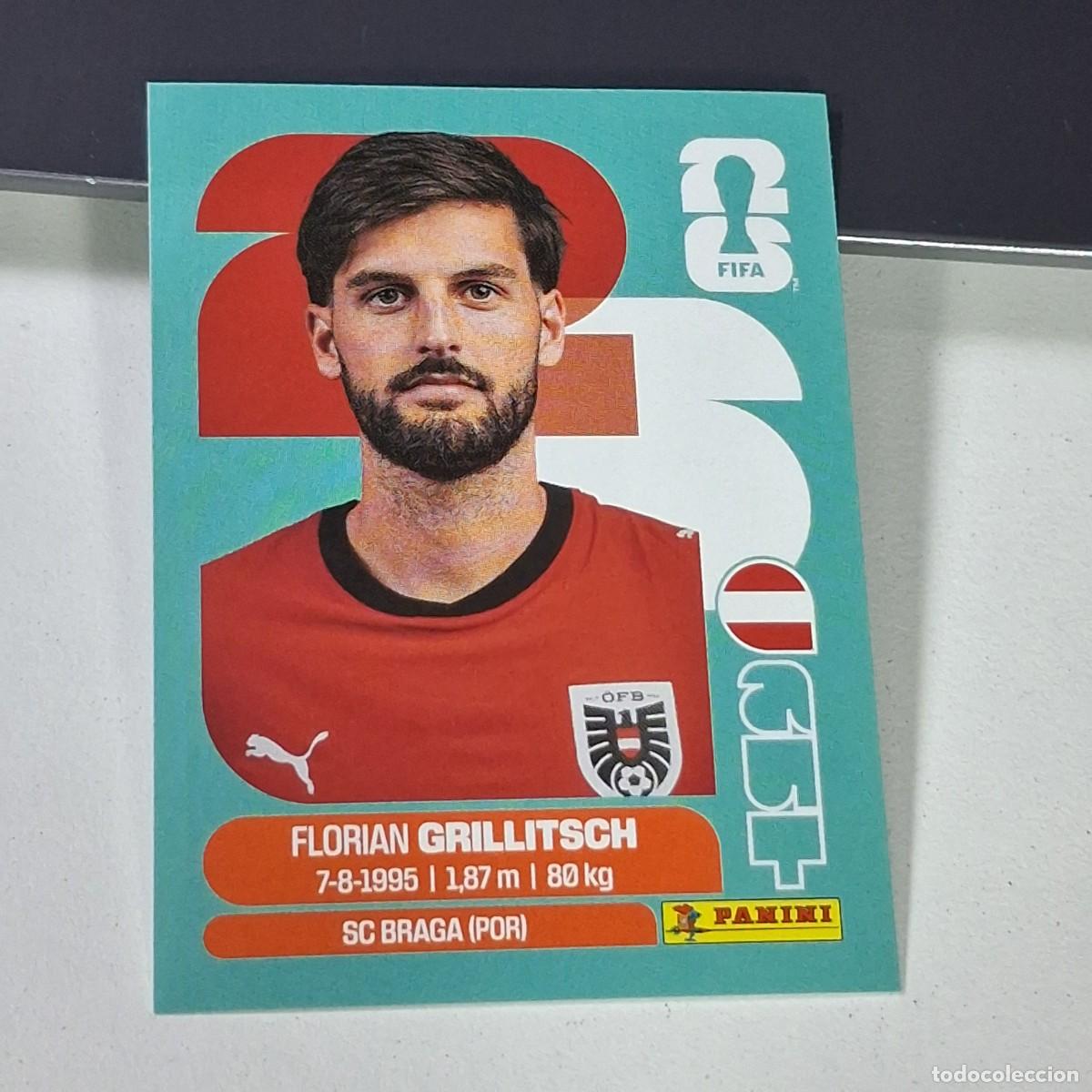 Cromos de F&uacute;tbol: B19 AUT14 FLORIAN GRILLITSCH 14 AUSTRIA AUT MUNDIAL FIFA WORLD CUP 2026 STICKER PANINI